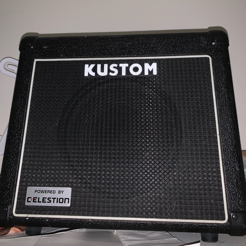 Electric speaker for guitar.